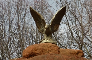 Горный орел на Красных камнях (Кисловодск)