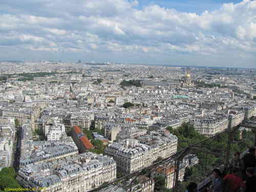 Париж. Вид с Эйфелевой башни