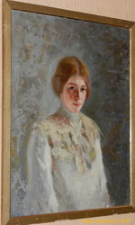 Портрет жены Блока, выполненный ее матерью. Музей-квартира А.А. Блока (Санкт-Петербург)