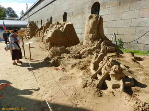 Фестиваль песчаных скульптур. Петропавловская крепость (Санкт-Петербург)