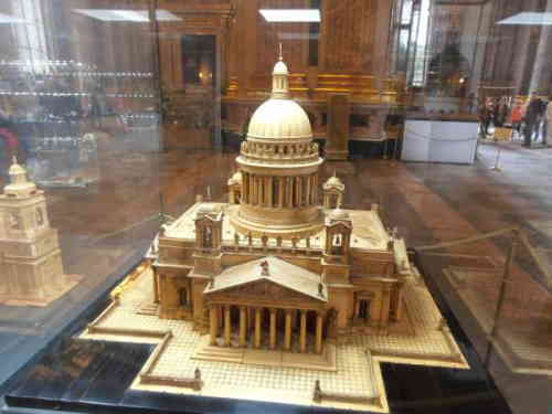 Деревянная модель храма. Исаакиевский собор (Санкт-Петербург)
