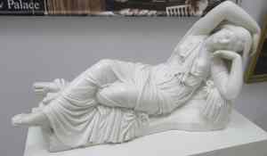 Спящая Ариадна, Гудон Жан Антуан, 1774 г., мрамор. Музей изобразительных искусств Республики Карелия (Петрозаводск)