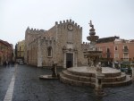 Таормина. Фонтан Капуцинов и Кафедральный собор San Nicolo di Bari