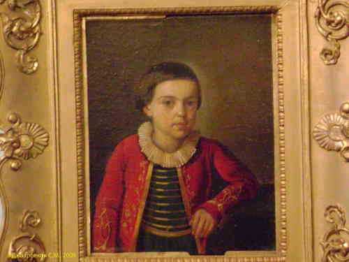 Портрет Лермонтова в 7 летнем возрасте