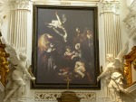 Палермо. Часовня Сан Лоренцо (Oratorio di San Lorenzo). Копия украденной картины Караваджо