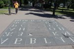 Санкт-Петербург.  Памятный знак в честь 300-летия петербургской журналистики