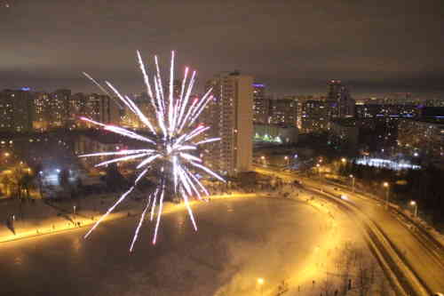 Коньковские пруды на Новый год