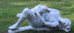 Барселона. Холм Монжуик. Статуя в саду Jardins de Joan Moragall