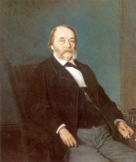 Крамской И.Н. Портрет И.А.Гончарова. 1874 г.
