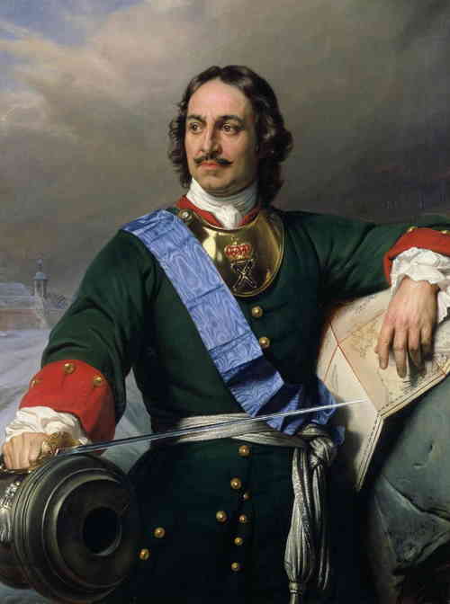 Петр I. Поль Деларош, 1838 г.