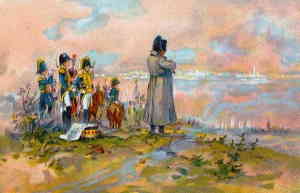 Открытка серии "Картины войны" (художник Апсит (Апситис) Александр Петрович, 1888 – 1944)