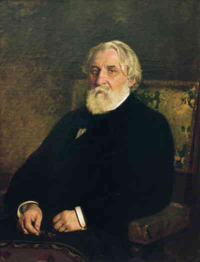 Портрет Тургенева Ивана Сергеевича (художник Репин, 1874, ГТГ)