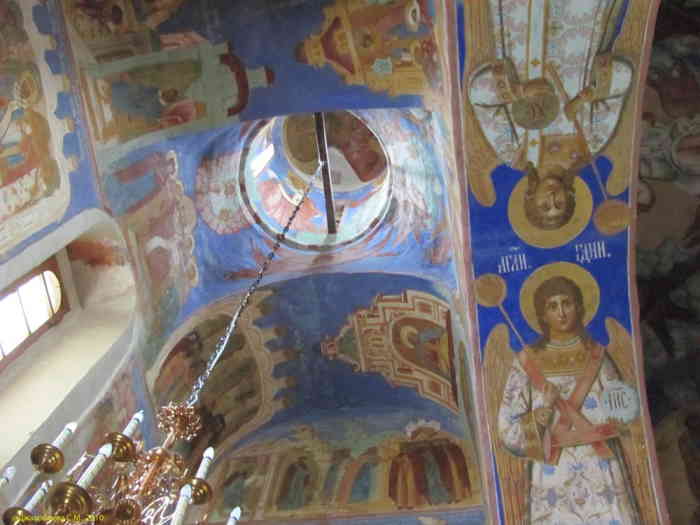 Суздаль. Спасо-Евфимев монастырь. Потолок церкви