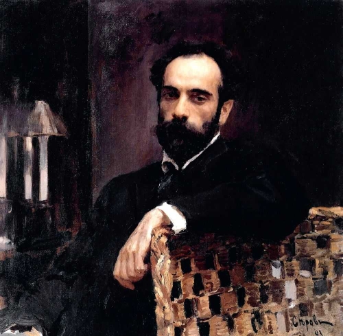 Портрет И. И. Левитана, Валентин Серов, (1893)