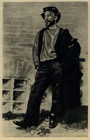 Сатин (фото спектактя, актер К. С. Станиславский, 1902 г.)