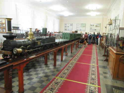 Зал музея. Центральный музей железнодорожного транспорта (Санкт-Петербург)