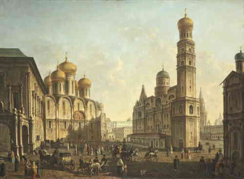 Соборная площадь в Московском Кремле (Алексеев Ф.Я.)