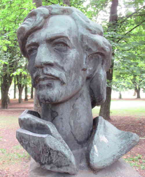 Портрет Капитана Пелевина. Парк скульптуры (Калининград)